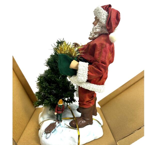 Clothtique Possible Dreams 2000 “Christmas Glow” 15103 Santa Figure-Excellent - Picture 8 of 9